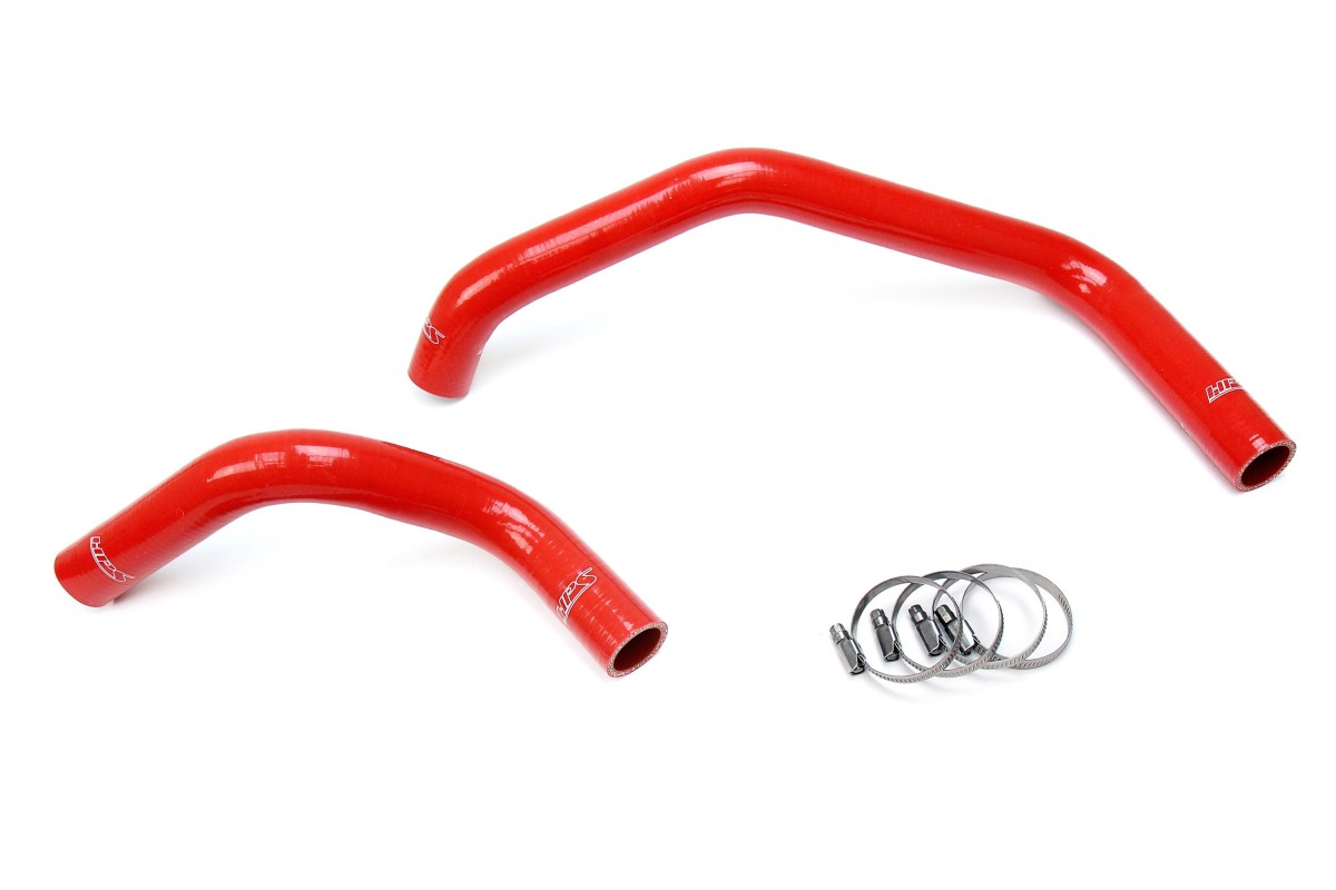 HPS 57-1301-RED Red Silicone Radiator Coolant Hose Kit 