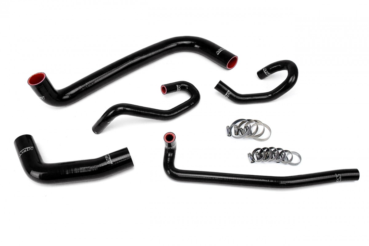 Toyota 04 06 Sequoia 4 7L V8 Left Hand Drive HPS Black High Temp Reinforced Silicone Radiator 