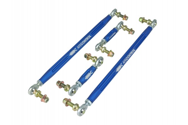 2020-2023 Toyota GR Supra aFe CONTROL Adjustable End Link Set Blue