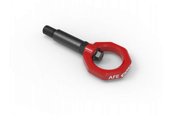 2020-2024 Toyota GR Supra aFe CONTROL Front Tow Hook Red