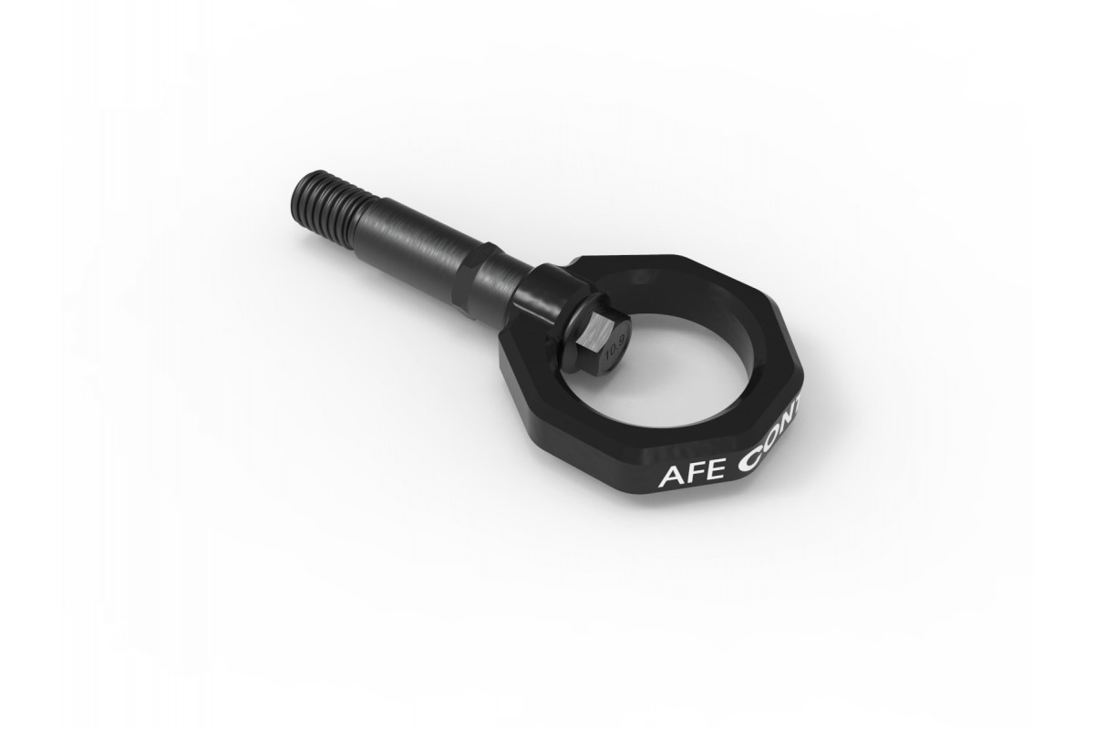 aFe Control Rear Tow Hook Blue 20-21 Toyota GR Supra (A90) main image 1