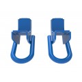2022-2024 Toyota Tundra aFe POWER Front Tow Hook Blue 2022-2024 Toyota Tundra aFe POWER Front Tow Hook Blue