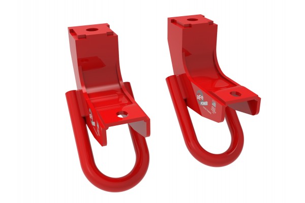2023-2024 Toyota Sequoia aFe POWER Front Tow Hook Red