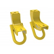2023-2024 Toyota Sequoia aFe POWER Front Tow Hook Yellow