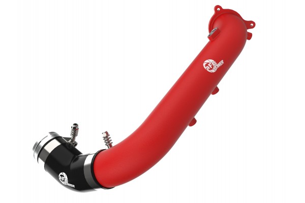 2021-2022 Toyota GR Supra BladeRunner 2-3/4 IN Aluminum Hot Charge Pipe Red 2021-2022 Toyota GR Supra BladeRunner 2-3/4 IN Aluminum Hot Charge Pipe Red
