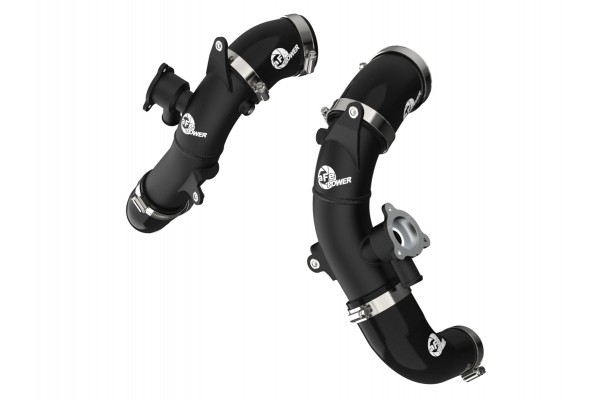 2022-2023 Toyota Tundra BladeRunner 2-1/2 IN Aluminum Hot Charge Pipe Black