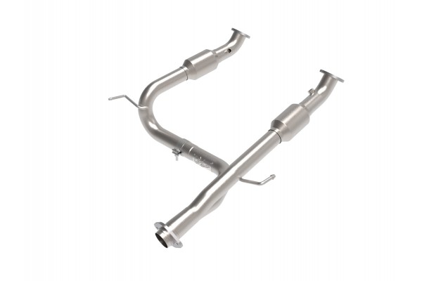 2005-2015 Toyota Tacoma Twisted Steel Y-Pipe 2-1/2 to 3 IN 409 Stainless Steel