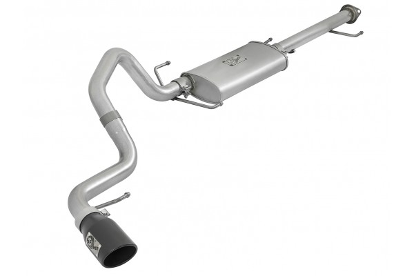 2007-2014 Toyota FJ Cruiser Scorpion 2-1/2 IN Aluminized Steel Cat-Back Exhaust System w/ Black Tip