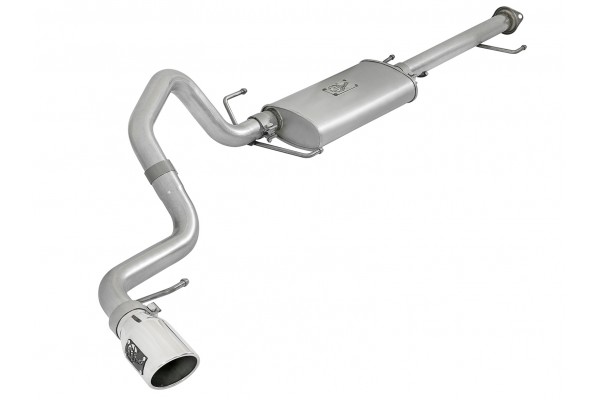 2007-2014 Toyota FJ Cruiser Scorpion 2-1/2 IN Aluminized Steel Cat-Back Exhaust System w/ Polished Tip
