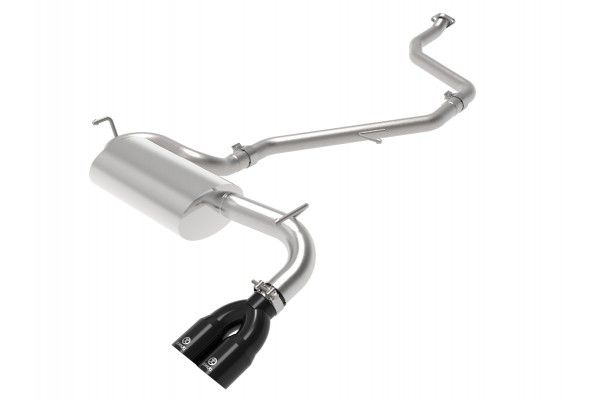 2011-2017 Lexus CT200h Takeda 2 IN to 2-1/2 IN 304 Stainless Steel Cat-Back Exhaust System w/ Black Tip