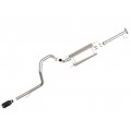 2010-2023 Lexus GX460 Vulcan Series 2-1/2 IN 304 Stainless Steel Cat-Back Exhaust System w/Black Tip