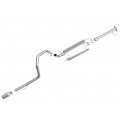 2010-2023 Lexus GX460 Vulcan Series 2-1/2 IN 304 Stainless Steel Cat-Back Exhaust w/Polished Tip