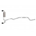 2021-2023 Toyota GR Supra Takeda 3 IN to 2-1/2 IN 304 Stainless Steel Cat-Back Exhaust System w/ Black Tip 2021-2023 Toyota GR Supra Takeda 3 IN to 2-1/2 IN 304 Stainless Steel Cat-Back Exhaust System w/ Black Tip