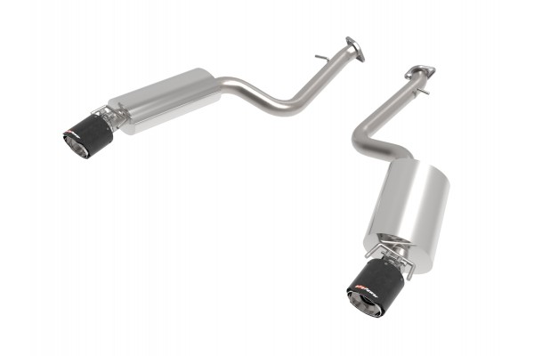 2014-2015 Lexus IS250 Takeda 2-1/2 IN 304 Stainless Steel Axle-Back Exhaust System w/ Carbon Fiber