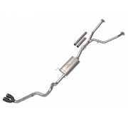 2022-2023 Toyota Tundra Vulcan Series 2-1/2 IN to 3 IN Stainless Steel Cat-Back Exhaust System Black