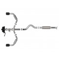2023-2024 Toyota GR Corolla Gemini XV 3 IN to 2-1/2 IN 304 Stainless Steel Cat-Back Exhaust w/ Cut-Out Black 2023-2024 Toyota GR Corolla Gemini XV 3 IN to 2-1/2 IN 304 Stainless Steel Cat-Back Exhaust w/ Cut-Out Black
