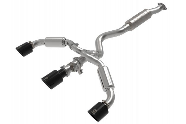 2023-2024 Toyota GR Corolla Gemini XV 3 IN to 2-1/2 IN 304 Stainless Steel Cat-Back Exhaust w/ Cut-Out Black 2023-2024 Toyota GR Corolla Gemini XV 3 IN to 2-1/2 IN 304 Stainless Steel Cat-Back Exhaust w/ Cut-Out Black