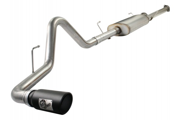 2010-2021 Toyota Tundra MACH Force-Xp 3 IN 409 Stainless Steel Cat-Back Exhaust System w/Black Tip