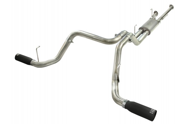 2010-2021 Toyota Tundra MACH Force-Xp 2-1/2 IN to 3 IN 409 Stainless Steel Cat-Back Exhaust w/ Black Tip