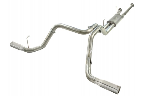 2010-2021 Toyota Tundra MACH Force-Xp 2-1/2 IN to 3 IN 409 Stainless Steel Cat-Back Exhaust w/Polish Tip
