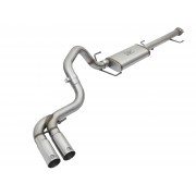2007-2014 Toyota FJ Cruiser Rebel Series 3 IN Cat-Back Exhaust System w/ Mid-Side Exit Polished Tips 2007-2014 Toyota FJ Cruiser Rebel Series 3 IN Cat-Back Exhaust System w/ Mid-Side Exit Polished Tips