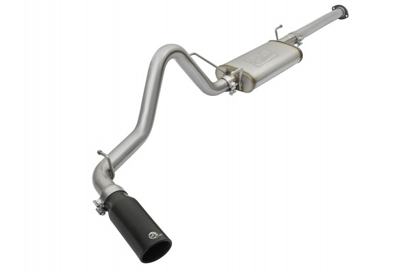 2005-2012 Toyota Tacoma MACH Force-Xp 2-1/2in 409 Stainless Steel Cat-Back Exhaust System w/Black Tip