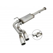 2005-2015 Toyota Tacoma Rebel Series 3 IN Cat-Back Exhaust System w/ Dual Mid-Side Exit Polished Tips