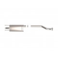 2000-2004 Toyota Tacoma ROCK BASHER 2-1/2 IN 409 Stainless Steel Cat-Back Exhaust System