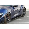 2020-2024 Toyota Supra Carbon Fiber Side Rocker Extensions 2020-2024 Toyota Supra Carbon Fiber Side Rocker Extensions