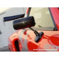 2000-2005 Toyota MR2 Spyder Formula 3 Carbon Fiber Mirrors Black