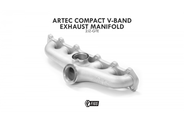 1993-1998 TOYOTA SUPRA 2JZ-GTE ARTEC COMPACT V-BAND EXHAUST MANIFOLD 1993-1998 TOYOTA SUPRA 2JZ-GTE ARTEC COMPACT V-BAND EXHAUST MANIFOLD