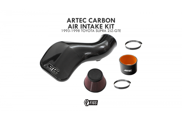 1993-1998 TOYOTA SUPRA 2JZ-GTE ARTEC CARBON AIR INTAKE KIT 1993-1998 TOYOTA SUPRA 2JZ-GTE ARTEC CARBON AIR INTAKE KIT