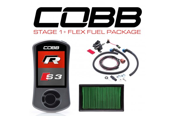 COBB STAGE 1 + FLEX FUEL POWER PACKAGE FOR VOLKSWAGEN (MK7/MK7.5) GOLF R, AUDI S3 (8V)