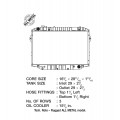 1988-1992 Toyota Land Cruiser Radiator