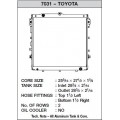 2007-2021 Toyota Tundra Radiator 2007-2021 Toyota Tundra Radiator