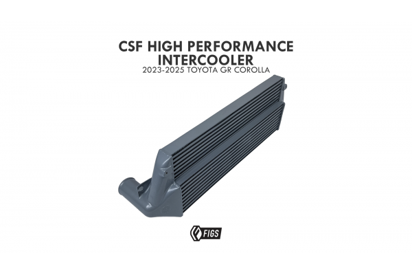 2023-2025 TOYOTA GR COROLLA CSF HIGH PERFORMANCE INTERCOOLER SILVER