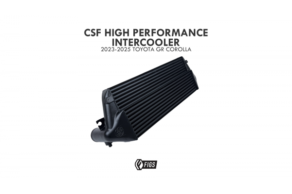 2023-2025 TOYOTA GR COROLLA CSF HIGH PERFORMANCE INTERCOOLER BLACK