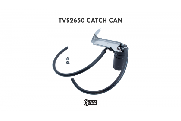 2007-2021 TOYOTA TUNDRA WITH TVS2650 SUPERCHARGER CATCH CAN