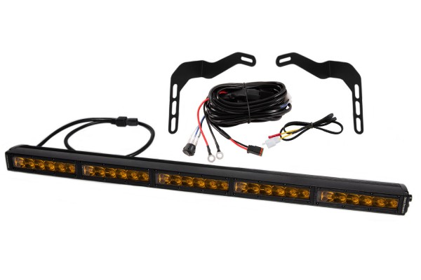 SS30 Stealth Lightbar Kit for 2014-2021 Toyota Tundra, Amber Driving SS30 Stealth Lightbar Kit for 2014-2021 Toyota Tundra, Amber Driving