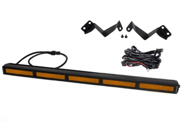 2016-2023 Toyota Tacoma SS30 Stealth Lightbar Kit, Amber Flood
