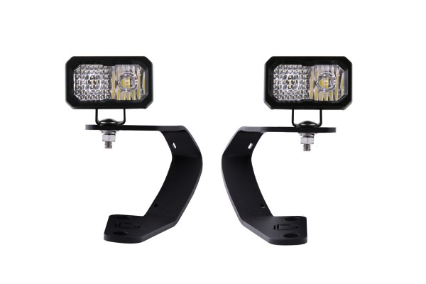 Stage Series 2in LED Ditch Light Kit for 2010-2021 Toyota 4Runner Sport White Combo Diode Dynamics