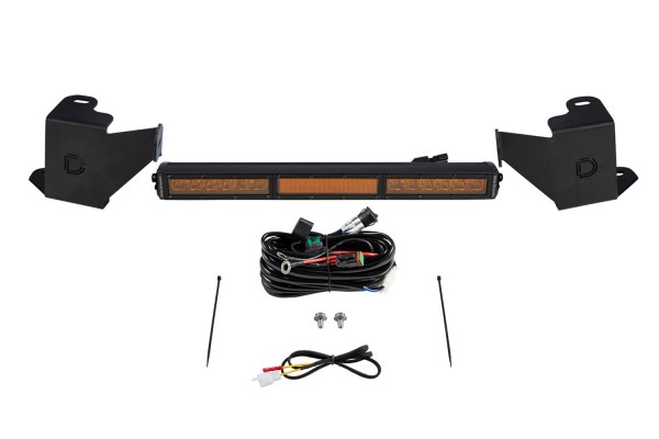 Stealth Bumper Light Bar Kit for 2022 Toyota Tundra Amber Combo Diode Dymanics Stealth Bumper Light Bar Kit for 2022 Toyota Tundra Amber Combo Diode Dymanics