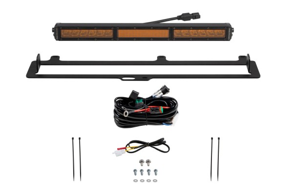 TRD Pro Diode Dymanics Grille Light Bar Kit for 2022 Toyota Tundra Amber Combo Diode Dymanics
