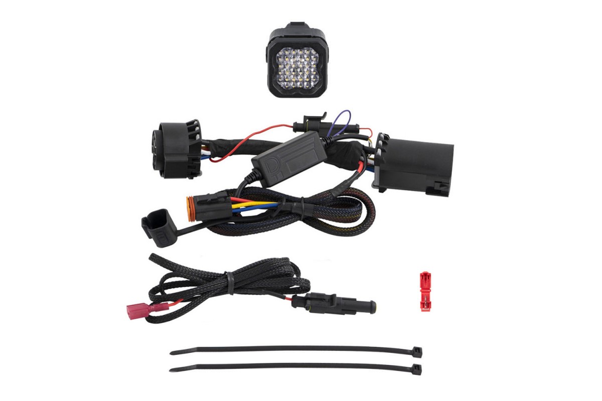 2016-2023 Toyota Tacoma HitchMount LED Pod Reverse Kit C1R Diode Dynamics