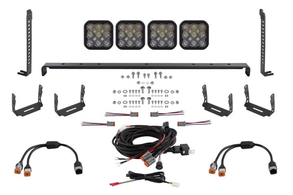 SS5 Stealth Grille LED 4-Pod Kit for 2014-2023 Toyota 4Runner, Pro White Driving Diode Dynamics SS5 Stealth Grille LED 4-Pod Kit for 2014-2023 Toyota 4Runner, Pro White Driving Diode Dynamics