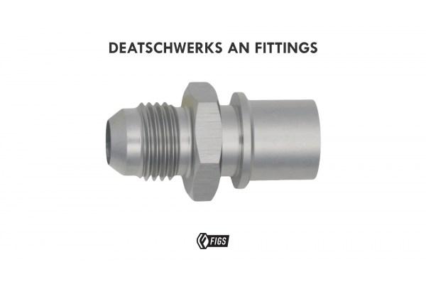 6AN Male Flare to Toyota Module Quick Connect - Anodized DW Titanium