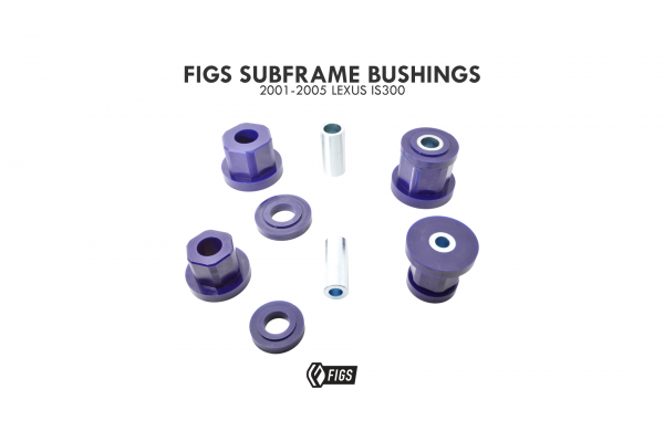 FIGS 2001-2005 LEXUS IS300 POLYURETHANE SUBFRAME BUSHINGS FIGS 2001-2005 LEXUS IS300 POLYURETHANE SUBFRAME BUSHINGS