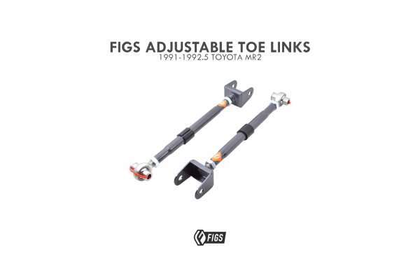 FIGS 1991-1992.5 TOYOTA MR2 ADJUSTABLE TOE LINKS