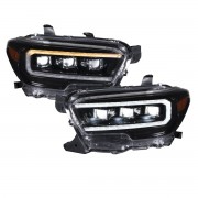 2016-2023 Toyota Tacoma Sequential LED Projector Headlights Pair Form Lighting 2016-2023 Toyota Tacoma Sequential LED Projector Headlights Pair Form Lighting