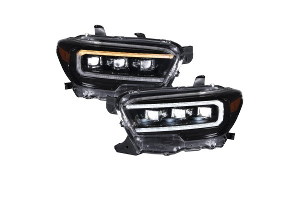 2016-2023 Toyota Tacoma Sequential LED Projector Headlights Pair Form Lighting 2016-2023 Toyota Tacoma Sequential LED Projector Headlights Pair Form Lighting